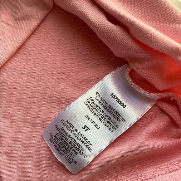 FILA Logo Pink Tank Top 3T - Picture 3 of 7